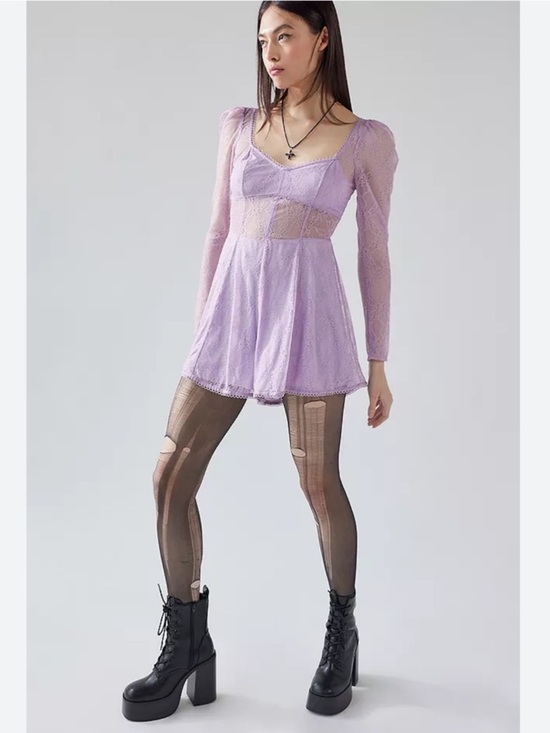 Urban Outfitters Dresses & Skirts - Urban Outfitters Lavender Lace Mini Dress